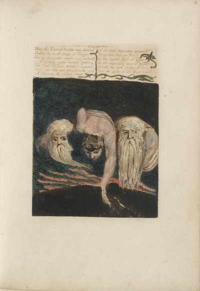 Thus the Eternal Prophet was divided..., plate 20 from The First Book of Urizen, 1794 by William Blake
